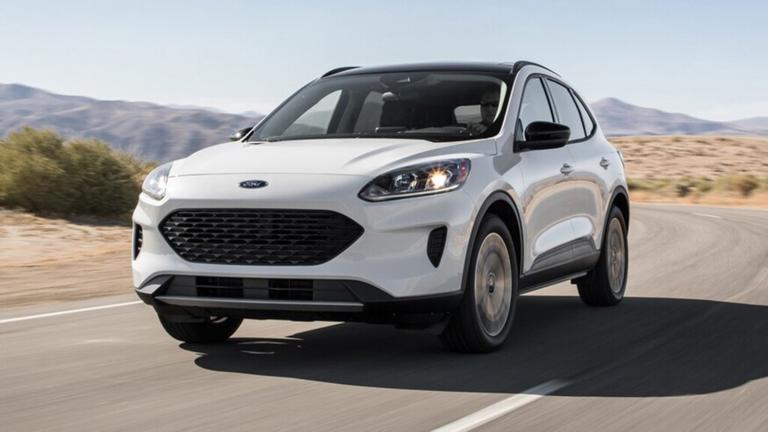 2021 Ford Escape front left in white